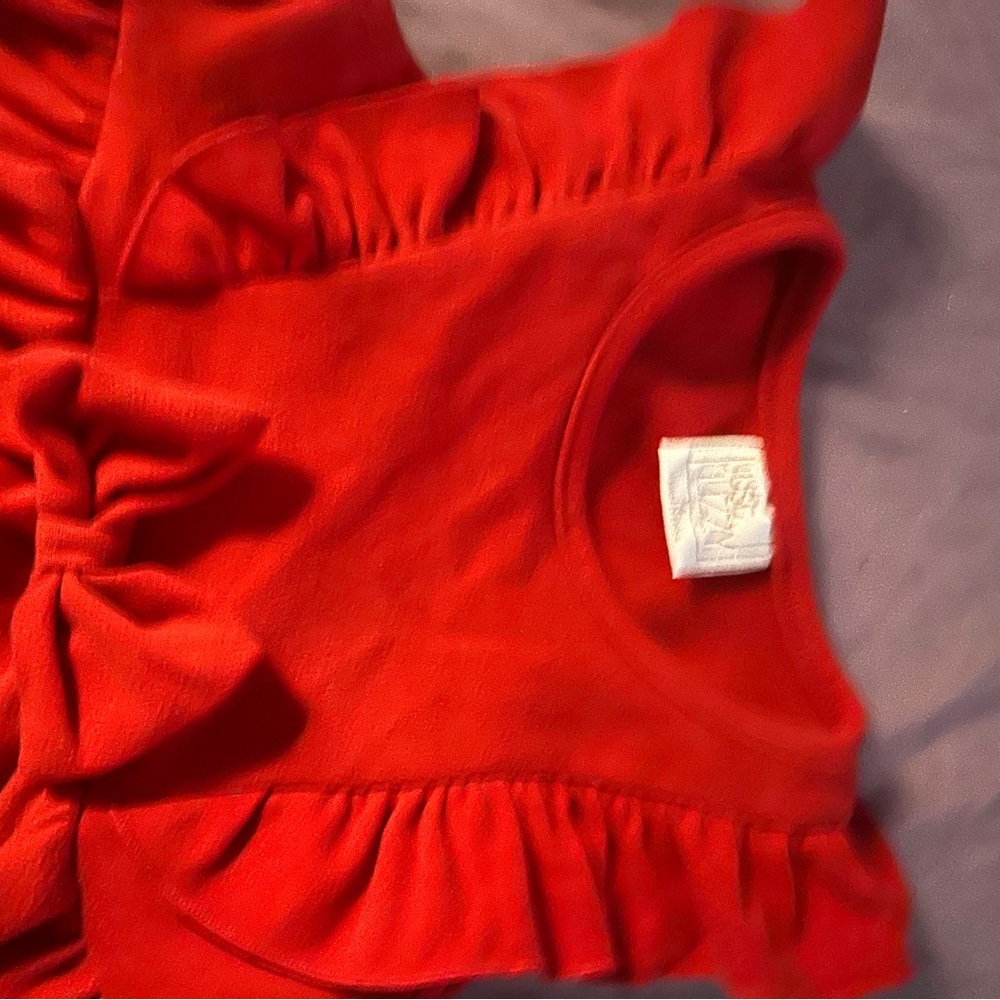 Lizzy James Red Kids Casual Dress